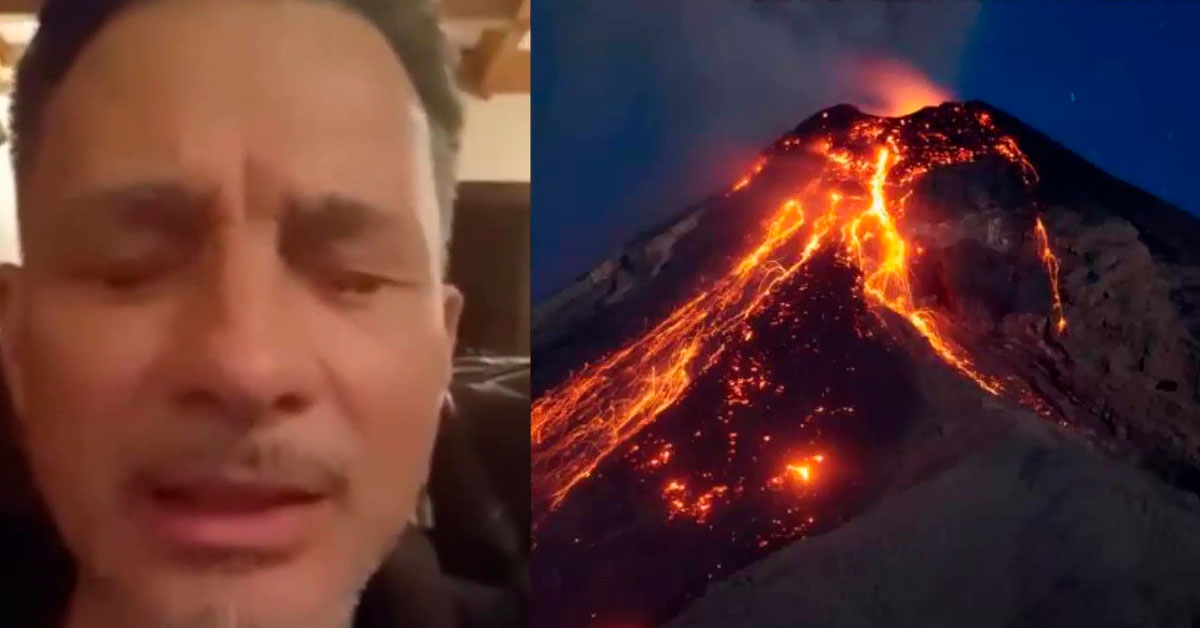 Pastor Cash Luna ayuda afectados por volcán de Fuego en Guatemala
