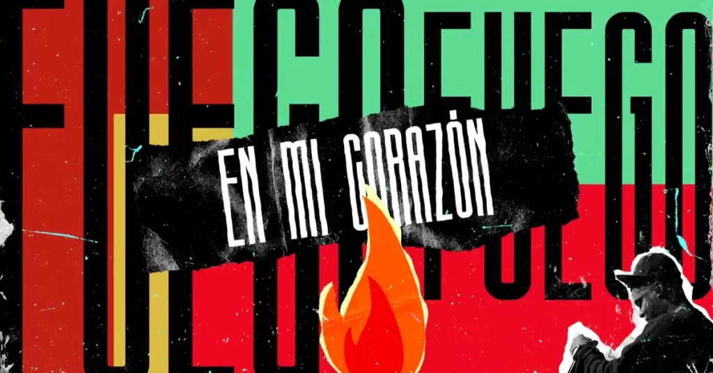 Fuego - el sencillo mas reciente de Rubinsky RBK - Portada - Música Cristiana - Emisora Juvenil