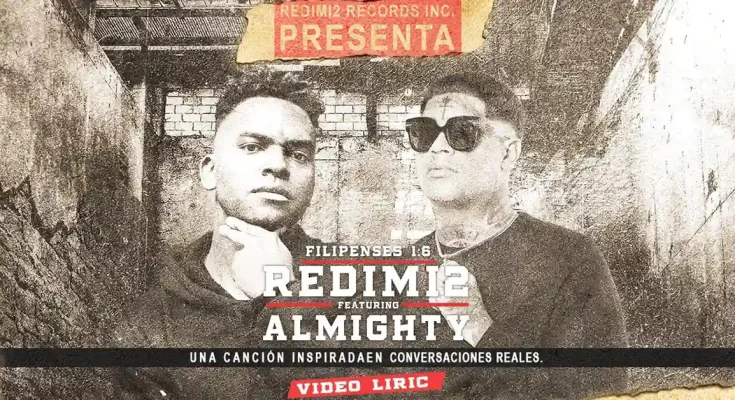 Filipenses 1:6 - Redimi2 ft. Almighty video lyrics UNA BOMBA!!! - Portada - Música Cristiana - Emisora Juvenil